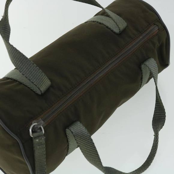 PRADA Sports Hand Bag Nylon Khaki Auth 51279 - Picture 6 of 16